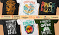 do t shirt design typography and custom t shirt  graphic tee