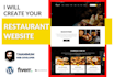 design a restaurant website with wordpress, online food order system