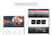 create a responsive website with HTML CSS