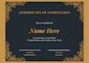 create custom certificate template designs