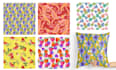 create modern seamless textile pattern designs