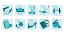 design attractive, simple and modern custom icons set