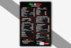create restaurant menu design