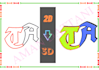 convert your 2d design to 3d logo ready for 3d print