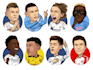 draw avatar cartoon caricature football or sport player