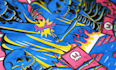do a custom dark streetwear apparel illustration