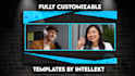 design frame overlay for streamyard, streamlabs, obs, zoom, youtube podcasts