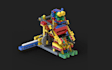design you a lego model with instructions