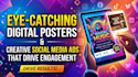 eye catching creative social media ads poster that drive engagement