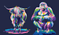 make animal illustration into pop art in 24 hours