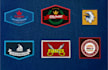work for patch, sticker, stamp, label and logo design