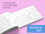 draw a colouring book