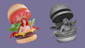 sculpt a stylized 3d character for 3d printing