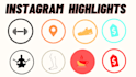 design attractive instagram highlights icon or covers