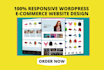 design ecommerce website online store with wordpress