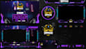 craft animated twitch overlay, kick overlay, youtube overlay with custom theme
