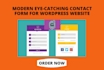 make wordpress contact form, gravity form, multistep form
