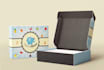 do box design, mailer box, subscription box with 3d mockup