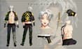 illustrate anime character sheet in best detail