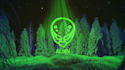 make alien ufo abduction logo reveal intro