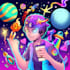 create anime emo rap hiphop album music cover art
