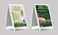design a professional roll up, pull up, or retractable banner