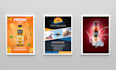 design a promotional poster and social media poster