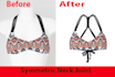 do symmetric, neck joint,and ghost mannequin in photoshop