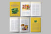 design aesthetic book interior layout with print formatting in indesign