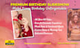 create a movie style happy birthday intro with slideshow