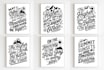do typography design, wall art , hand lettering quote and phrase anything design