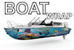 create unique, stunting, professional, modern boat wrap