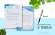 editable bill book and letterhead