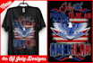 design trendy typography and custom t shirt design for print