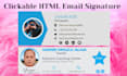 make a clickable smart HTML email signature