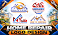make unique roofing, home repair, remodeling, handyman logo