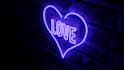 text or logo animation with neon lights