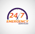 do imagination in a  emergency service logo with fast delivery