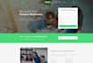 create a responsive wordpress website design or blog