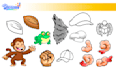 create custom clipart in black and white or color