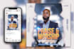 design conference church flyer, online flyer, poster
