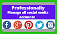 professionally manage all social media accounts