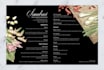 create a watercolor and ink hand drawn menu