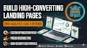 design a lead capture landing page or lead generation page in wordpress