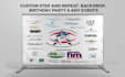 design custom step and repeat banners or backdrop for events