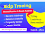 skip trace property addresses to find phone numbers
