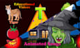 create beautiful 2d cartoon and character animation