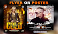 design motion flyer,  animated poster, event promotional video