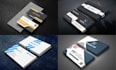 design professional minimal and elegant business cards