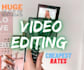do professional video editing for youtube in 1 day